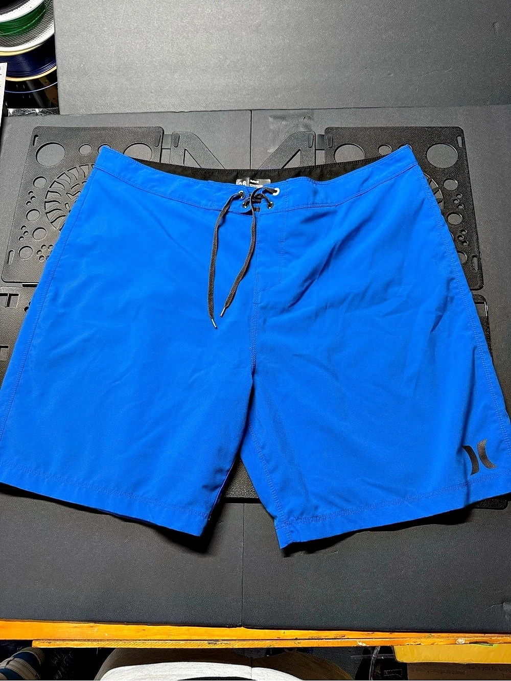 Hurley Men's Swim Trunks Blue Size 38 Like New